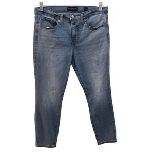 Lucky Brand Women’s Jeans Sz 10/30 Blue Mid Rise Crop Ava